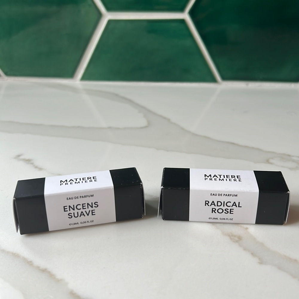 Matiere Premiere Samples Radical Rose Encens Suave